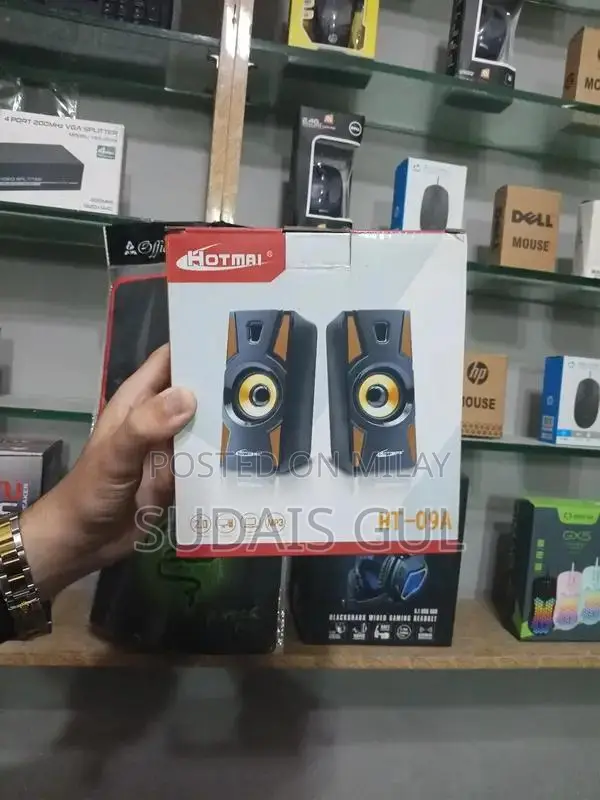 Compact Hotmail Desktop Speakers with Good Sound Quality