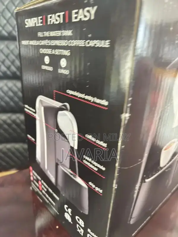 Angela Automatic Italian Coffee Machine with Pod Compatibility