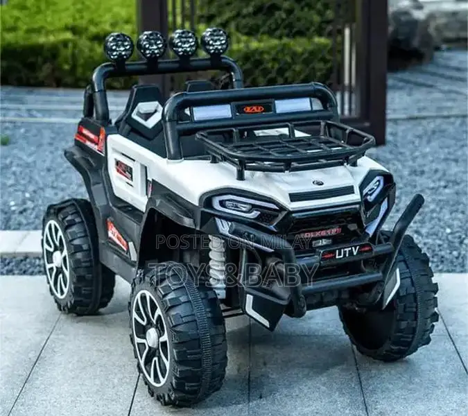 Kids Electric Ride-On Car Jeep with Music and LED Lights