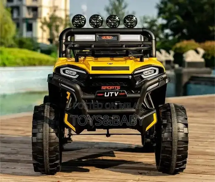 Kids Electric Ride-On Car Jeep with Music and LED Lights