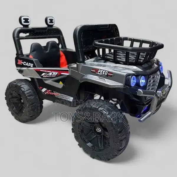 Kids Electric Ride-On Car Jeep with Music and LED Lights