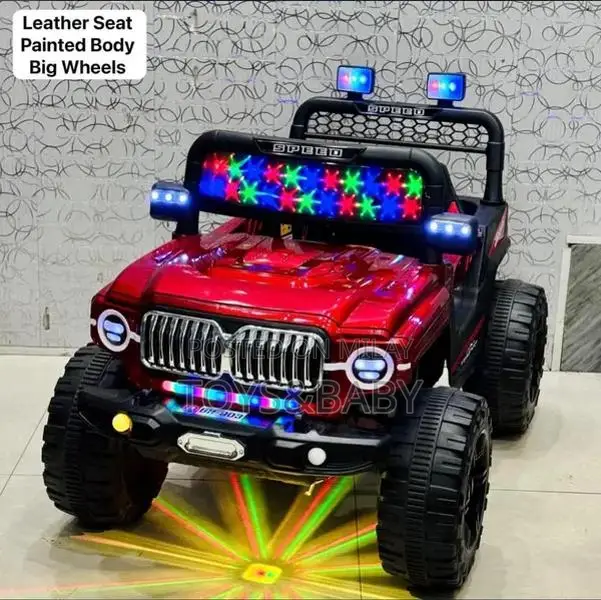 Kids Electric Ride-On Car Jeep with Music and LED Lights