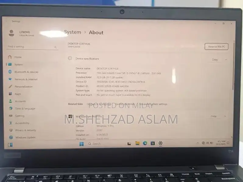 Lenovo ThinkPad T14 Business Laptop - 11th Gen Core i5