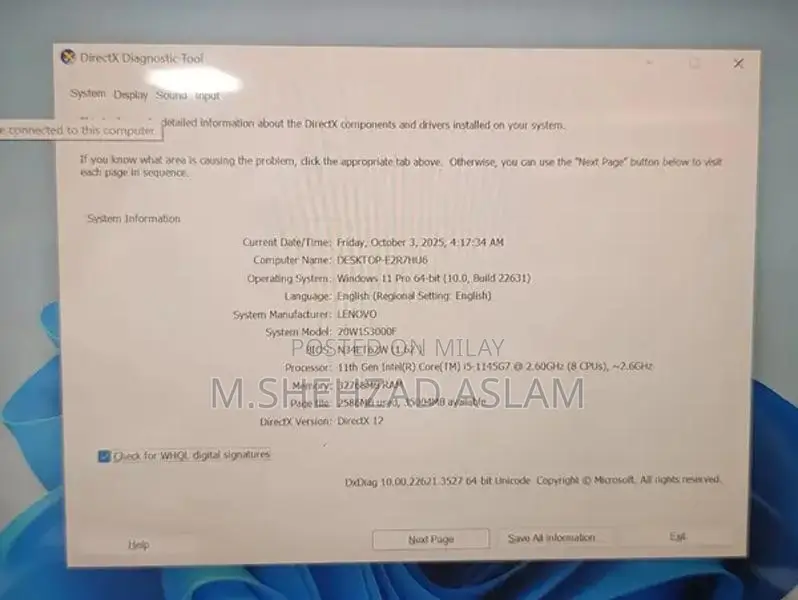 Lenovo ThinkPad T14 Business Laptop - 11th Gen Core i5