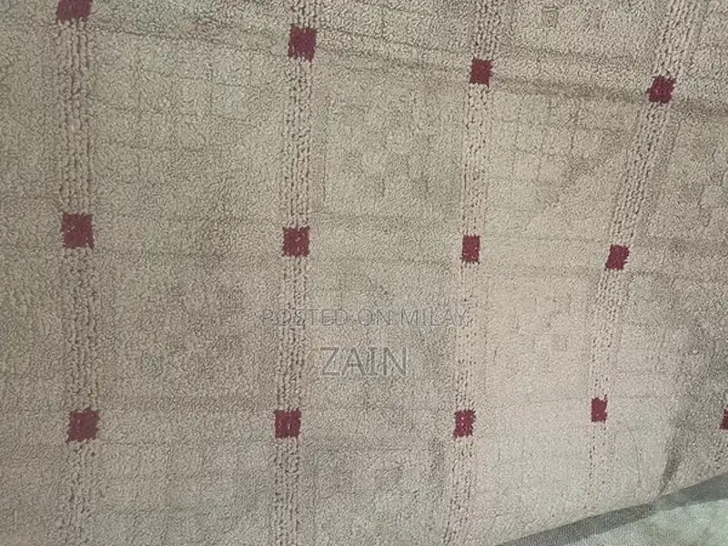 Large Beige Area Carpet - 12x14 ft Minimal Use Residential Floor Cover