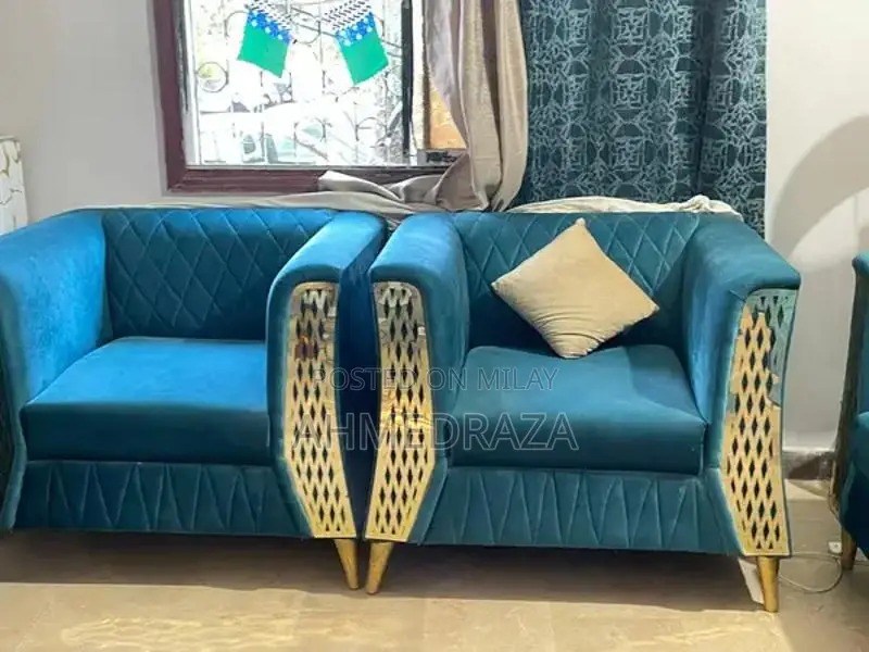 Seven-Seater Sofa Set in Excellent Condition