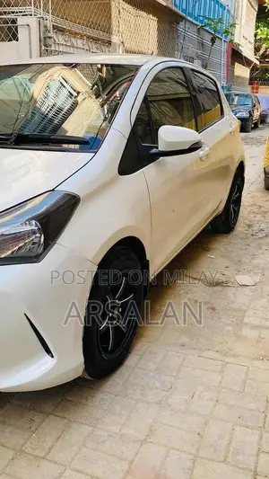 Toyota Vitz Compact Hatchback 2016-2021 Pearl White