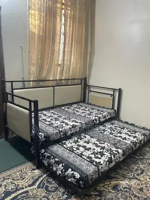 2 sets available of double sliding beds with mattresses