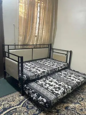 2 sets available of double sliding beds with mattresses