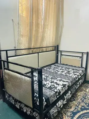 2 sets available of double sliding beds with mattresses