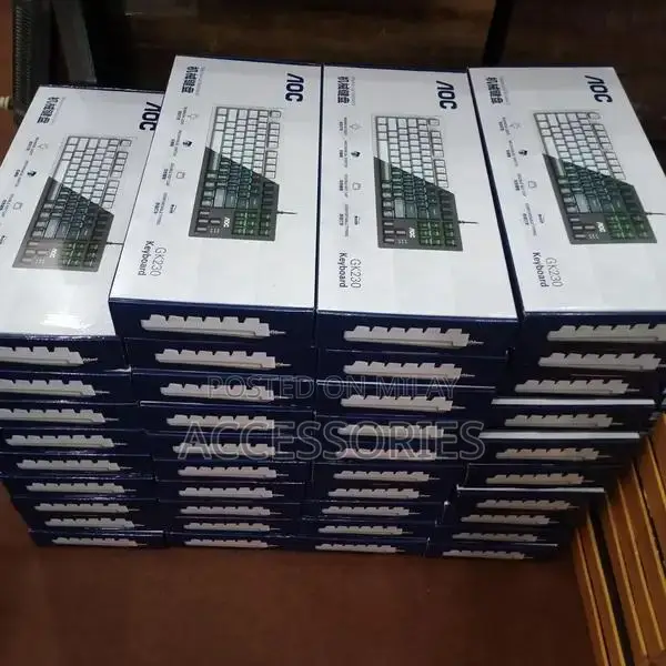 AOC RGB Mechanical Gaming Keyboard with Silent Clicks