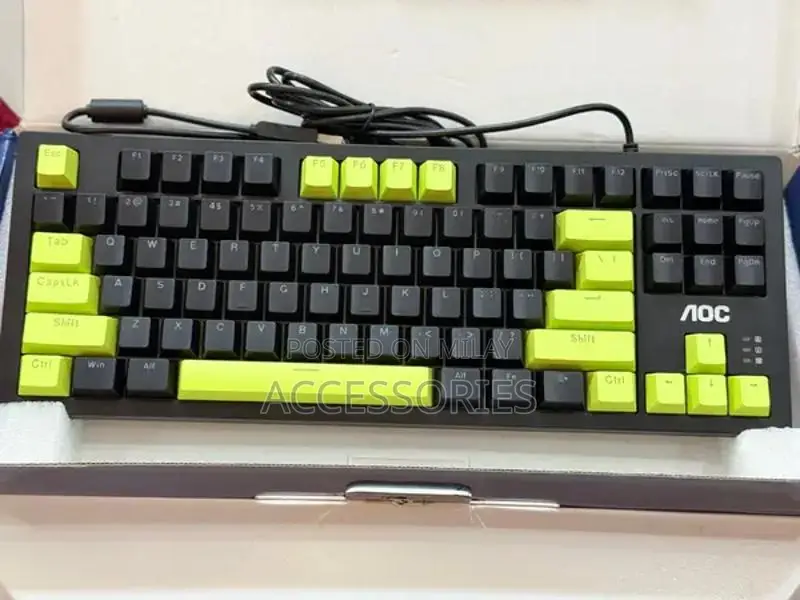 AOC RGB Mechanical Gaming Keyboard with Silent Clicks