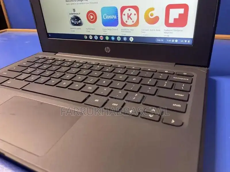 HP Chromebook 11 G6 - Compact Laptop with Long Battery Life