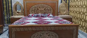 condition good.  bed. . . 2 side table. . . . . dressing