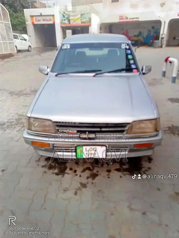 1985 Daihatsu Charade Classic White Sedan