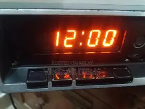 Vintage Branded Retro Radio with Digital Display Clock