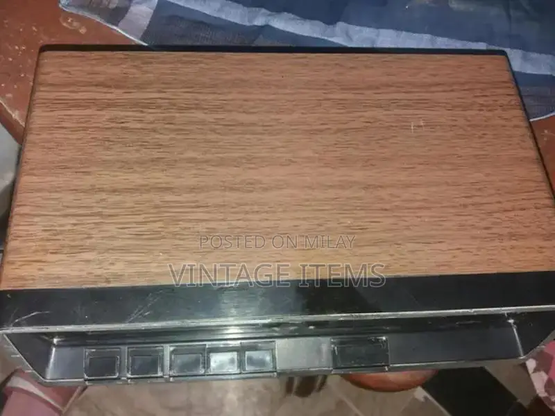 Vintage Branded Retro Radio with Digital Display Clock