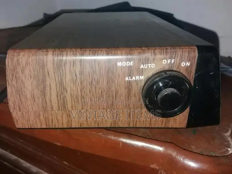 Vintage Branded Retro Radio with Digital Display Clock
