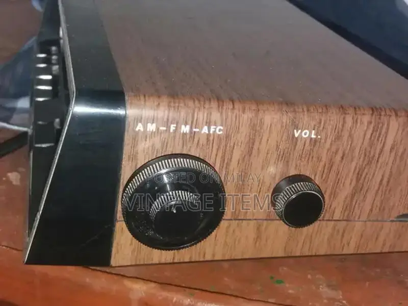 Vintage Branded Retro Radio with Digital Display Clock