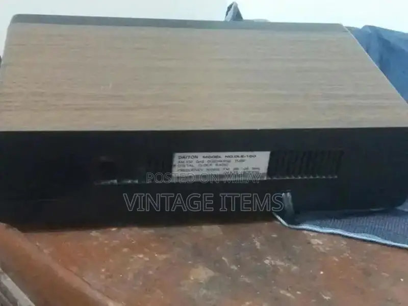 Vintage Branded Retro Radio with Digital Display Clock