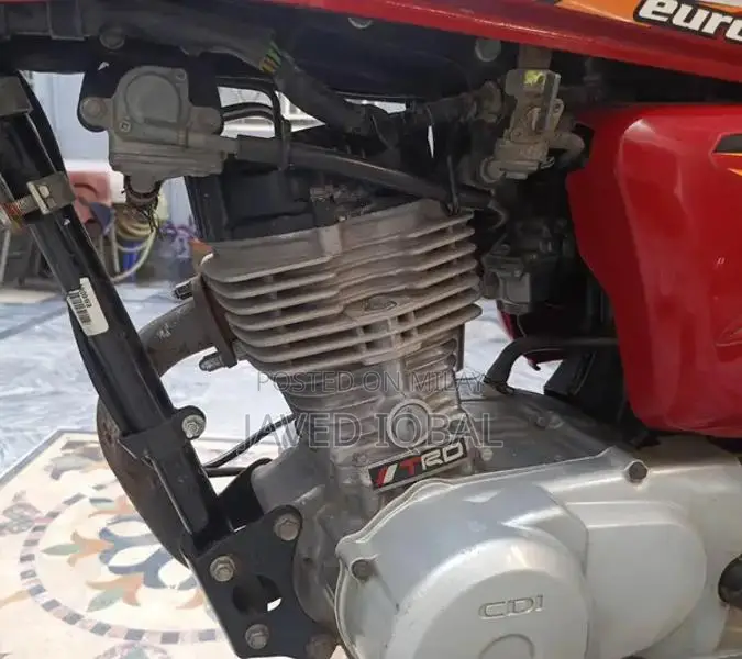 CG125 Motorcycle with New Tires and Tubes