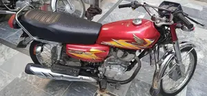 CG125 Motorcycle with New Tires and Tubes