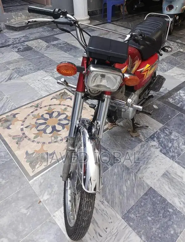 CG125 Motorcycle with New Tires and Tubes