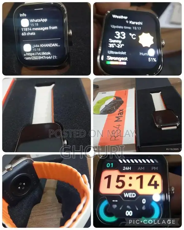 Smartwatch with Bluetooth Calling, HD Display, and Always-On Graphics