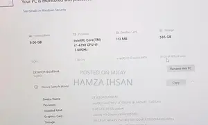 Custom Desktop PC - Intel i7, 8GB RAM, 128GB SSD, 500GB HDD