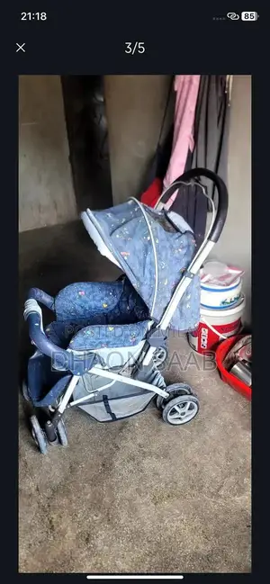 Imported Double Wheel Baby Stroller Pram