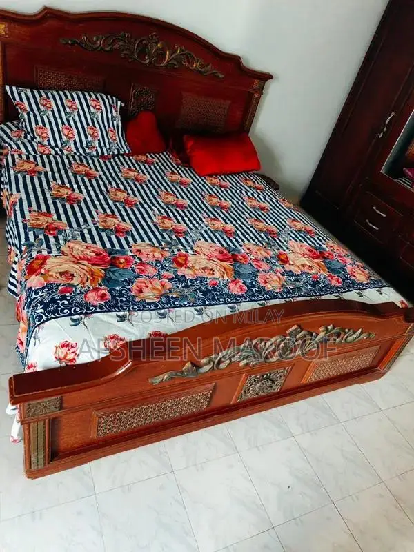 Wooden Laminated Headboard - Poolish Finished Frame