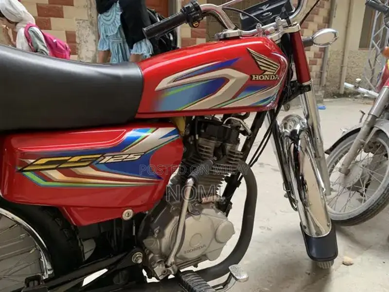 Honda 125cc Motorcycle - 2022 Model Red Bike