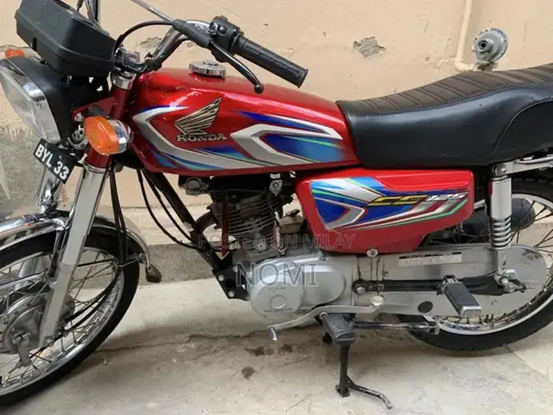 Honda 125cc Motorcycle - 2022 Model Red Bike