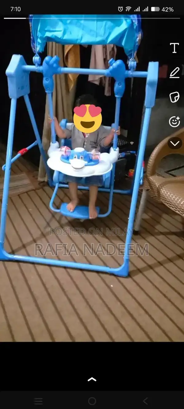 Baby Swing for Home or Outdoor Use