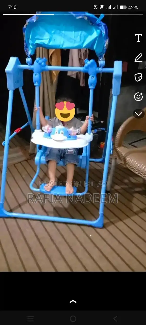 Baby Swing for Home or Outdoor Use