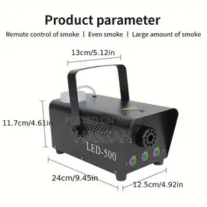 500W LED Smoke Machine with Remote Control
