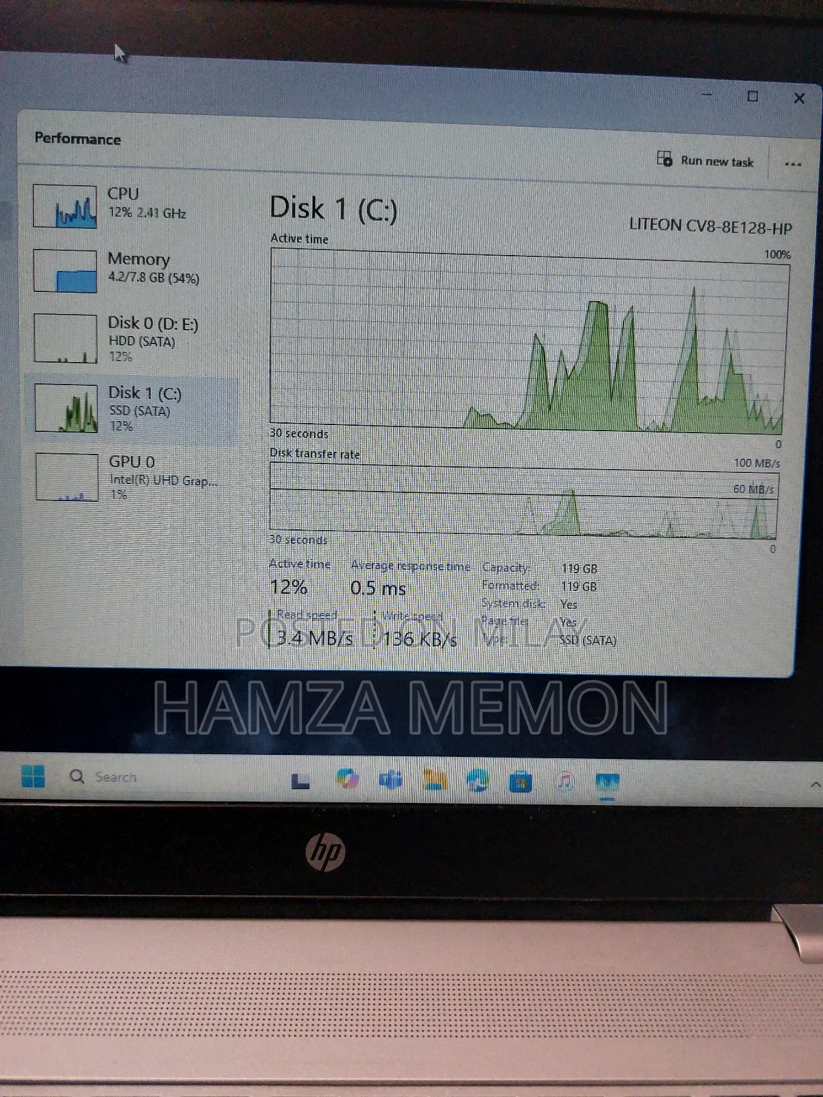 New Laptop HP ProBook 650 G4 8GB Intel Core I5 SSD 128GB