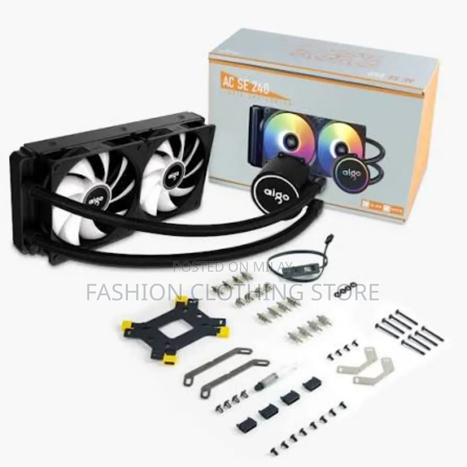 Aigo Ac Se240 240mm Aio Cpu Liquid Cooler | Acse240-Bk