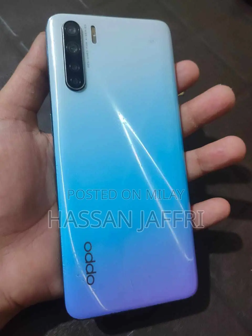 New Oppo F15 128 GB Blue