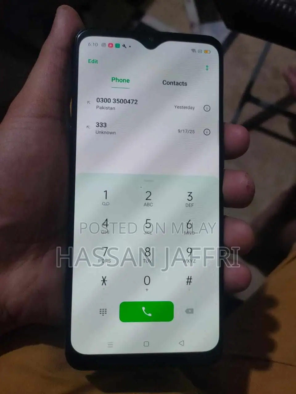 New Oppo F15 128 GB Blue