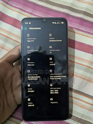 New Oppo F15 128 GB Blue