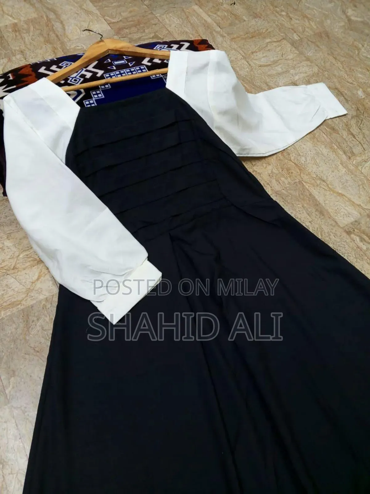 Stylish Black Georgette Frock