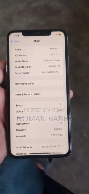 Apple iPhone XS Max 256 GB White