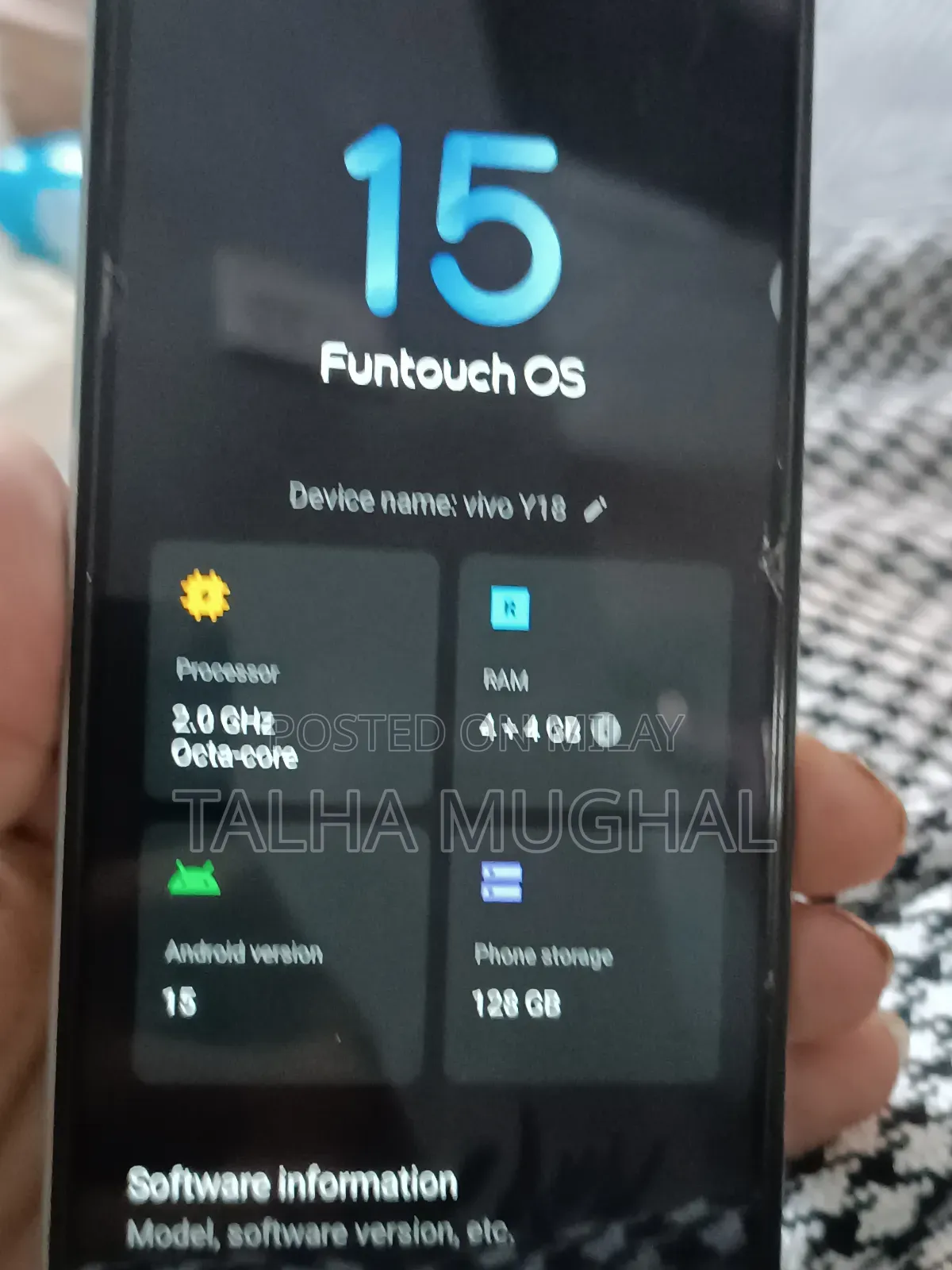 Vivo Y18 128 GB Blue