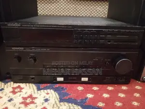 Photo - Kenwood Amplifier 110 and Panasonic Speaker Pair