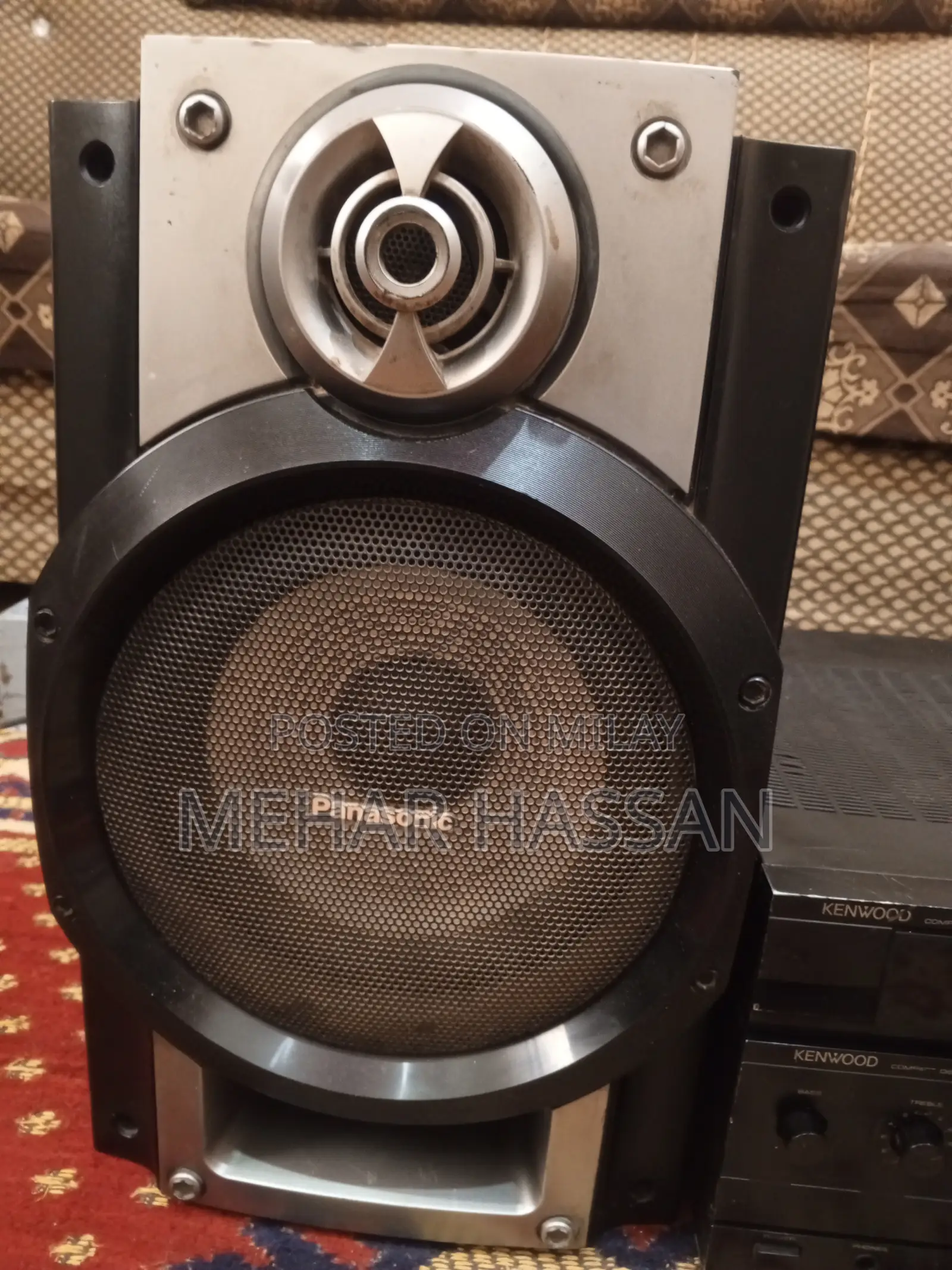 Kenwood Amplifier 110 and Panasonic Speaker Pair
