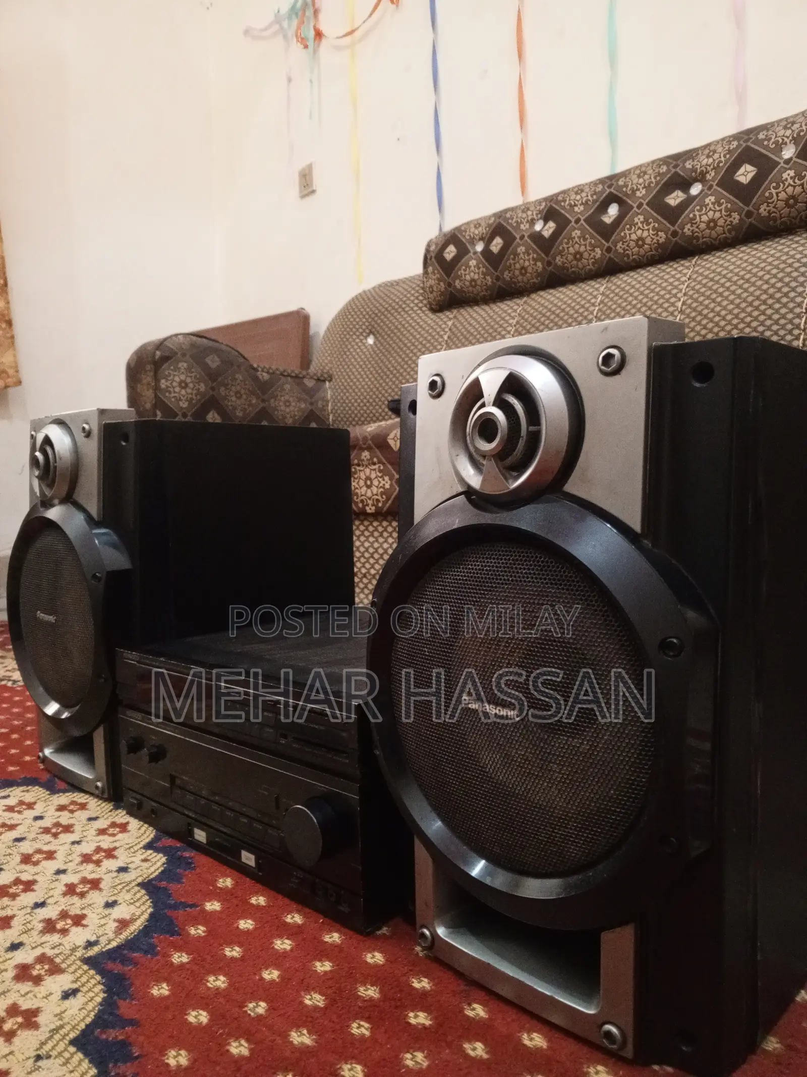 Kenwood Amplifier 110 and Panasonic Speaker Pair