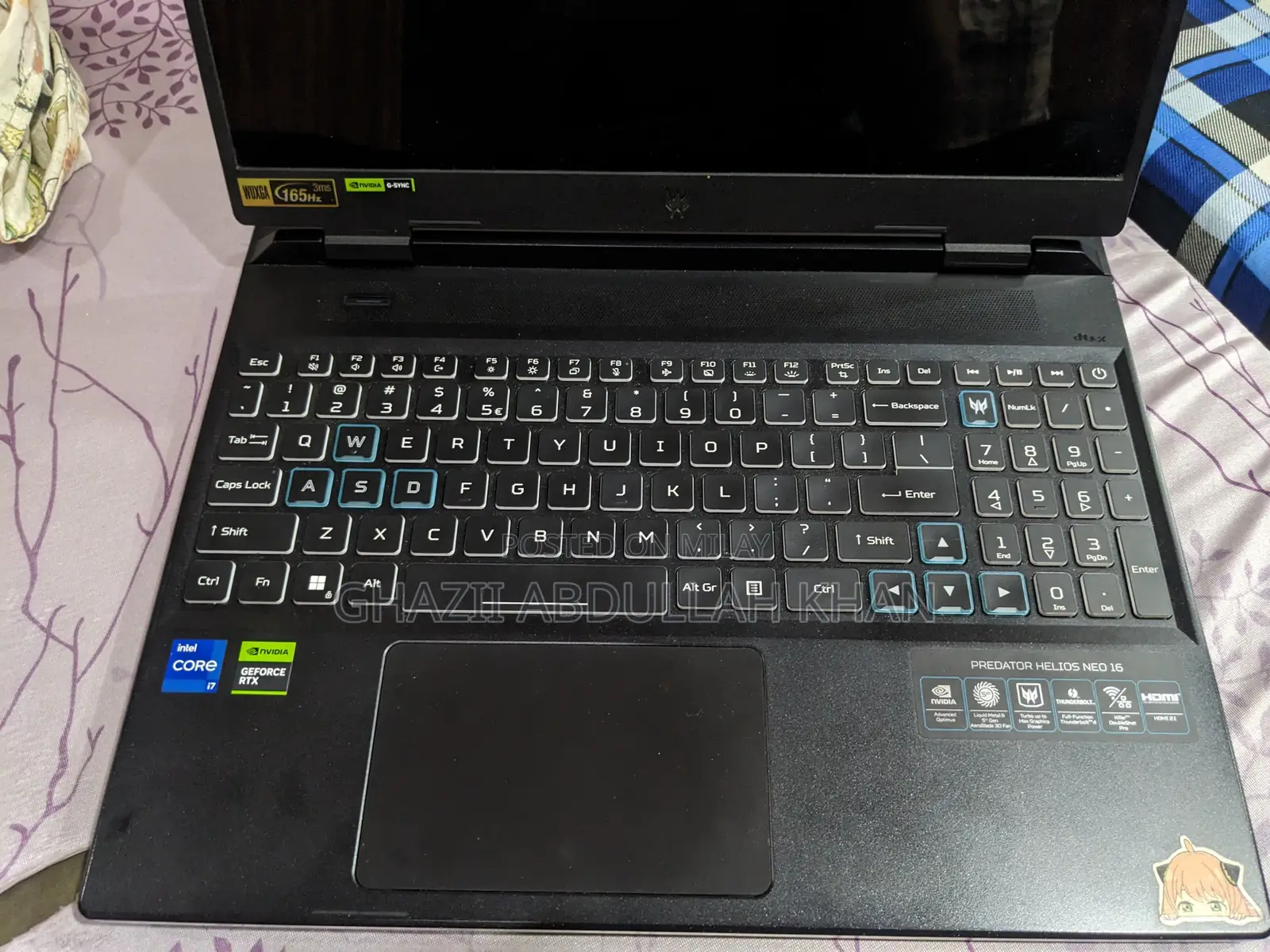 New Laptop Acer Predator Helios Neo 16 16GB Intel Core I7 SSD 512GB