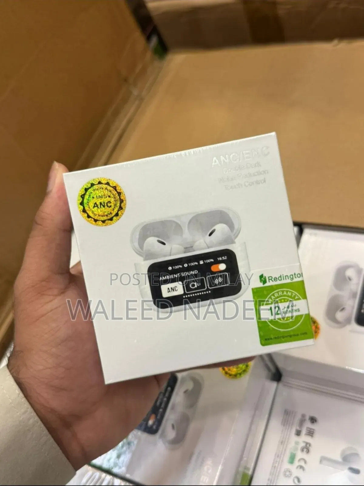 A9 Screen Display Earbud | Bluetooth | Long Battery | Hd Sound Quality