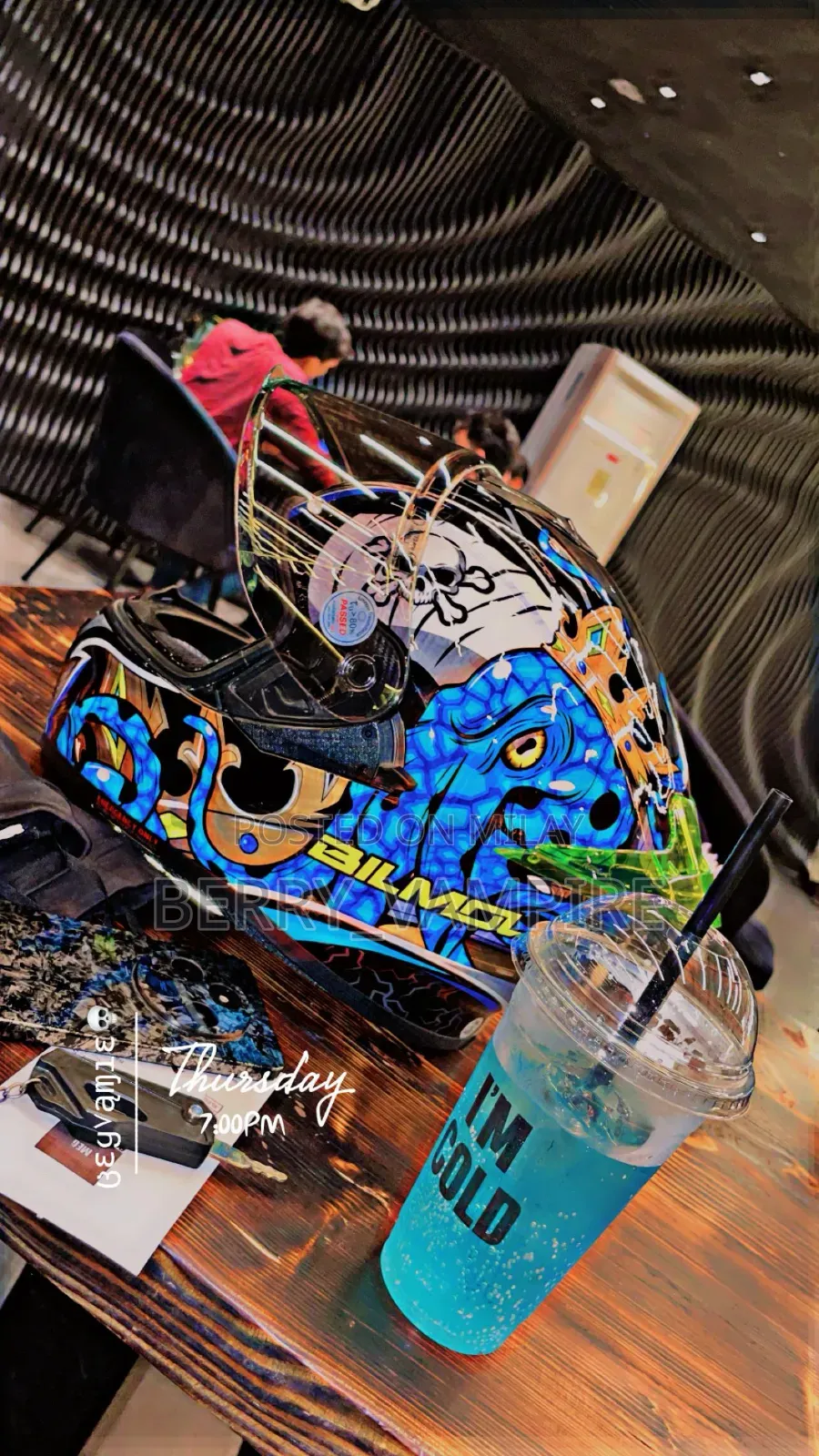 Bilmola Helmet Octo Blue